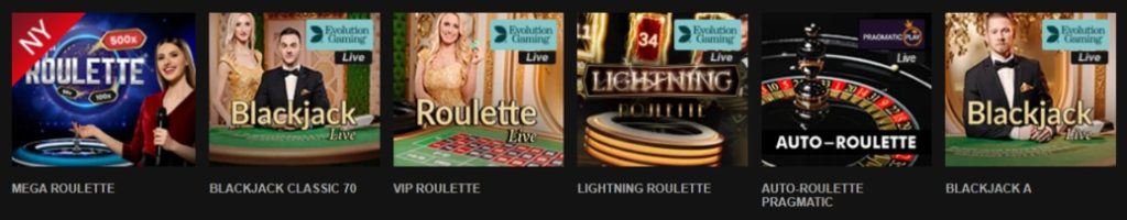 Videoslots live casino